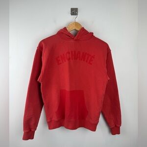 Enchanté Women Parts & Service Red Hoodie Size XS